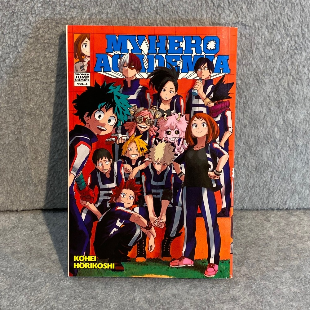 My Hero Academia Vol 4 Manga Superhero Shonen Jump Japanese Comic Book VIZ Media